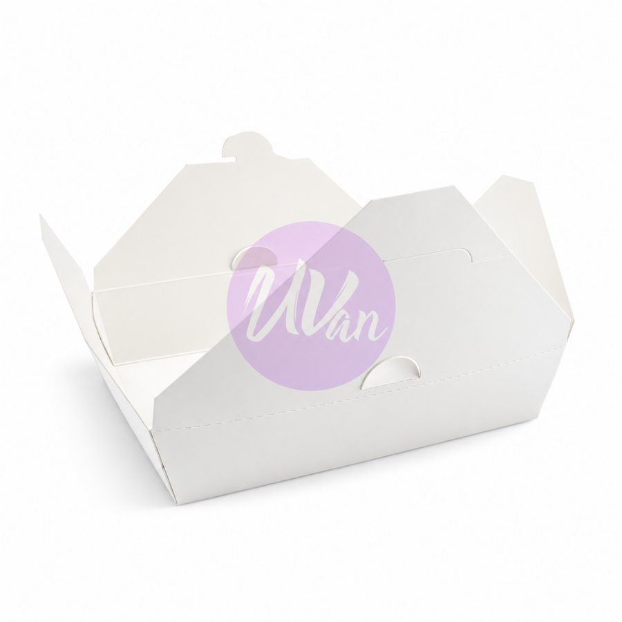 #2 54oz Paper Take-Out Box with Hole