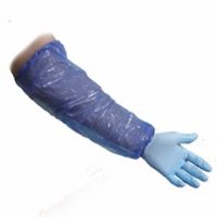 Polyethylene sleeves blue